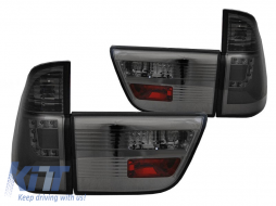 Tuning LED tail light set suitable for BMW X5 E53 1999-2003 smoked base, left and right - ABTLB6020993
