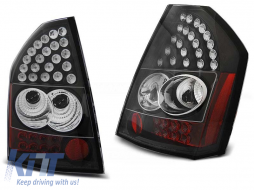 image-21-Tuning LED tail light set suitable for Chrysler 300C/300 2009-2010 with black base, left and right