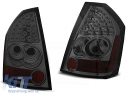 Tuning LED tail light set suitable for Chrysler 300C/300 2009-2010 smoked, left and right - ABCRTX6010175