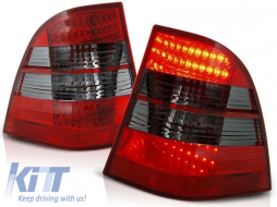 Tuning LED tail light set suitable for Mercedes W163 ML Class 03.1998-2005, left and right - ABMETX6010228