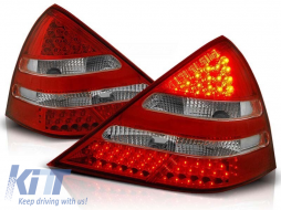 Tuning LED tail light set suitable for Mercedes R170 SLK 04.1996-2004, left and right - ABMETX6010230