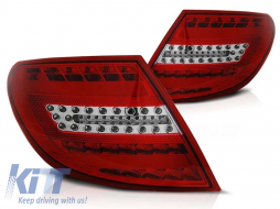 Tuning LED tail light set suitable for Mercedes C-Class W204 2007-2010 sedan, left and right - ABMETX6010242