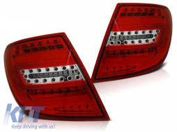 Tuning LED tail light set suitable for Mercedes C-Class W204 2007-2010 estate, left and right - ABMETX6010245