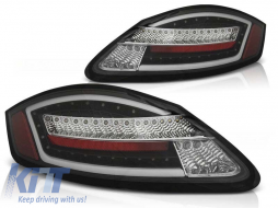 Tuning LED tail light set suitable for Porsche Boxster 987/Cayman 2005-2008 with red base, left and right - ABPOTX6010289