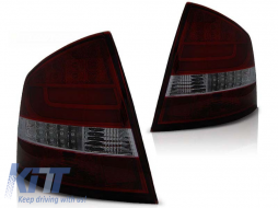 Tuning LED tail light set suitable for Skoda OCTAVIA II sedan 03.2004- , left and right - ABTLS6021042