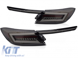 Tuning LED tail light set suitable for Toyota GR86 after 2021 with smoked base, left and right - ABTLT6021060
