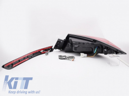 Tuning LED tail light set suitable for Toyota GR86 after 2021 with smoked base, left and right-image-6237886