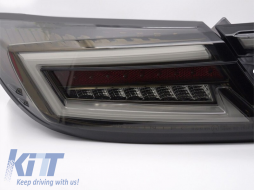 Tuning LED tail light set suitable for Toyota GR86 after 2021 with smoked base, left and right-image-6237887