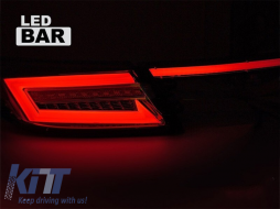 Tuning LED tail light set suitable for Toyota GR86 after 2021 with smoked base, left and right-image-6237888