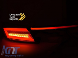 Tuning LED tail light set suitable for Toyota GR86 after 2021 with smoked base, left and right-image-6237889