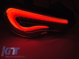 Tuning LED tail light set suitable for Toyota GT86 2012-2021 with red base, left and right-image-6237906