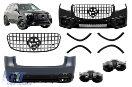 Tuning package A Design Line suitable for Mercedes GLS X167 2020-2023, after 2024, with black elements - ABMEBK6007810