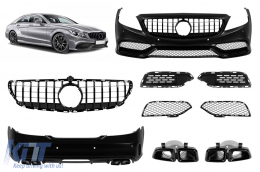 Tuning package A design type 63 suitable for Mercedes CLS C218 2011-2013 with black grille - ABMEBK6007808