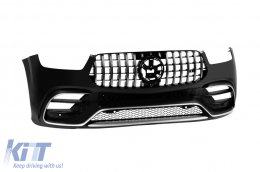 Tuning package A design type 63 suitable for Mercedes GLE Coupe C167 after 2019 with chrome elements-image-6235259