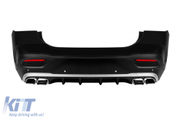 Tuning package A design type 63 suitable for Mercedes GLE Coupe C167 after 2019 with chrome elements-image-6235261