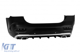 Tuning package A design type 63 suitable for Mercedes GLE Coupe C167 after 2019 with chrome elements-image-6235262