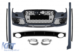 Tuning package suitable for Audi A7 2015-2017 for the model with rear S-line bumper