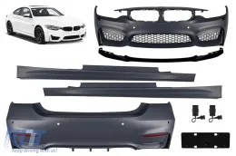 image-78-Tuning package suitable for BMW 4 Series F36 (2013–2020) with matte black CS front bumper spoiler