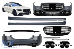 Tuning package suitable for Mercedes S-Class W223 after 2020 with side skirts - ABMEBK6009463