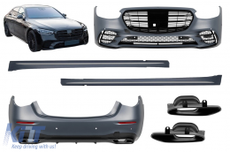 image-18-Tuning package type 450 Shadow suitable for Mercedes S-Class W223 after 2020 with side skirts