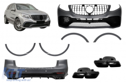 image-21-Tuning package type 63 suitable for Mercedes GLE W166 2015-2018 with GT grille