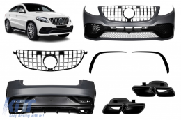 image-29-Tuning package type 63 suitable for Mercedes GLE Coupe C292 2016-2019 with rear bumper