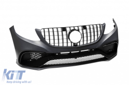Tuning package type 63 suitable for Mercedes GLE Coupe C292 2016-2019 with rear bumper-image-6264851