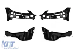 Tuning-Paket A Design Typ 63 LCI geeignet für Mercedes C-Klasse S205 2013-2020 mit Chrome/Schwarz GT Kühlergrill und Chrom-Endrohren-image-6151148