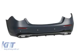 Tuning-Paket Typ 450 Silber geeignet für Mercedes S-Klasse W223 nach 2020 mit Seitenschwellern-image-6147400