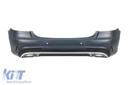 Tuning-Paket Typ Line geeignet für Mercedes E-Klasse W212 Limousine 2014-2016 mit verchromten Endrohren-image-6147446