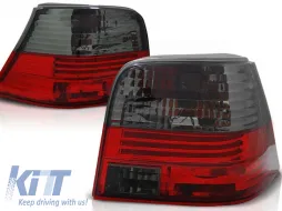 image-5-Tuning-Rücklichtset geeignet für Volkswagen GOLF 4 09.1997-09.2003 Hatchback mit rotem und rauchigem Grund, links und rechts