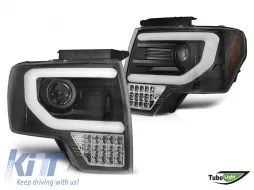 image-30-Tuning-Scheinwerfersatz geeignet für Ford F150 2008-2014 mit schwarzem Gehäuse, links und rechts