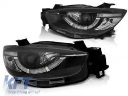 image-51-Tuning-Scheinwerfersatz geeignet für Mazda CX5 2011-2015 mit schwarzem Gehäuse, links und rechts