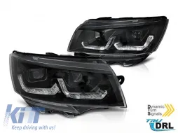 image-54-Tuning-Scheinwerfersatz geeignet für VW T6.1 nach 2020 mit schwarzem Gehäuse, links und rechts