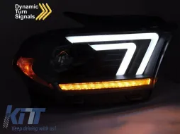 Tuning-Scheinwerfersatz mit dynamischen Blinkern geeignet für Dodge Durango 2010-2013 mit schwarzem Gehäuse-image-6238379