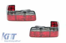 Tuning tail light set suitable for BMW 5 Series E39 1995-2000 estate with smoked indicator, left and right - ABBMTX6006534