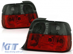 Tuning tail light set suitable for BMW E36 12.1990-08.1999 compact with red and smoked base, left and right - ABBMTX6010771