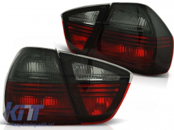 Tuning tail light set suitable for BMW E90 03.2005-08.2008 sedan with red and smoked base, left and right - ABBMTX6010764