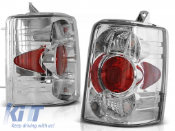 Tuning tail light set suitable for Jeep Grand Cherokee 1993-1999 with chrome base, left and right - ABJETX6010774