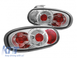 Tuning tail light set suitable for Mazda MX5 1998-2005 with chrome base, left and right - ABMZTX6010798
