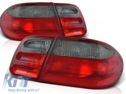 image-36-Tuning tail light set suitable for Mercedes W210 E-Class 1995-03.2002 sedan with red and smoked base, left and right