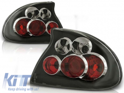 Tuning tail light set suitable for Opel TIGRA 09.1994-12.2000 with black base, left and right - ABOPTX6010814