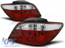 image-66-Tuning tail light set suitable for Peugeot 307 04.2001-2007 3/5 doors with red and white base, left and right
