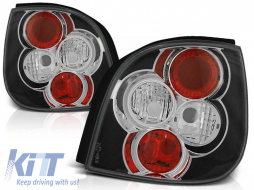Tuning tail light set suitable for Renault SCENIC 09.1999-05.2003 with black base, left and right - ABTLR6021466