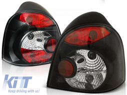 Tuning tail light set suitable for Renault TWINGO 03.1993-2007 with black base, left and right - ABTLR6021468