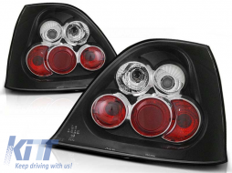 Tuning tail light set suitable for Rover 200/25 11.1995-2005 3/5 doors, hatchback with black base, left and right - ABTLLR6021470