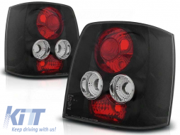 Tuning tail light set suitable for Volkswagen PASSAT B5 11.1996-08.2000 estate with black base, left and right - ABTLV6021481