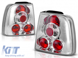 Tuning tail light set suitable for Volkswagen PASSAT B5 11.1996-08.2000 sedan with chrome base, left and right - ABTLV6021482