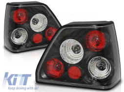 Tuning tail light set suitable for Volkswagen GOLF 2 08.1983-08.1991 hatchback with black base, left and right - ABTLV6021499