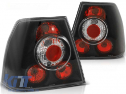 Tuning tail light set suitable for Volkswagen BORA 09.1998-07.2005 sedan with black base, left and right - ABTLV6021501